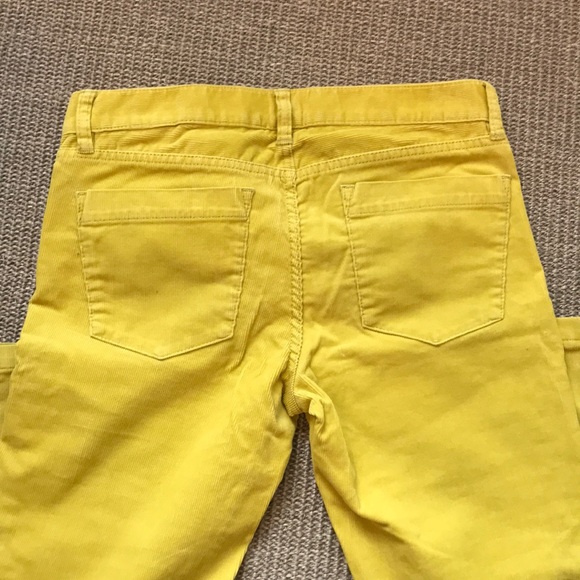 J. Crew women’s City Fit neon yellow Corduroy 27R - Picture 2 of 5